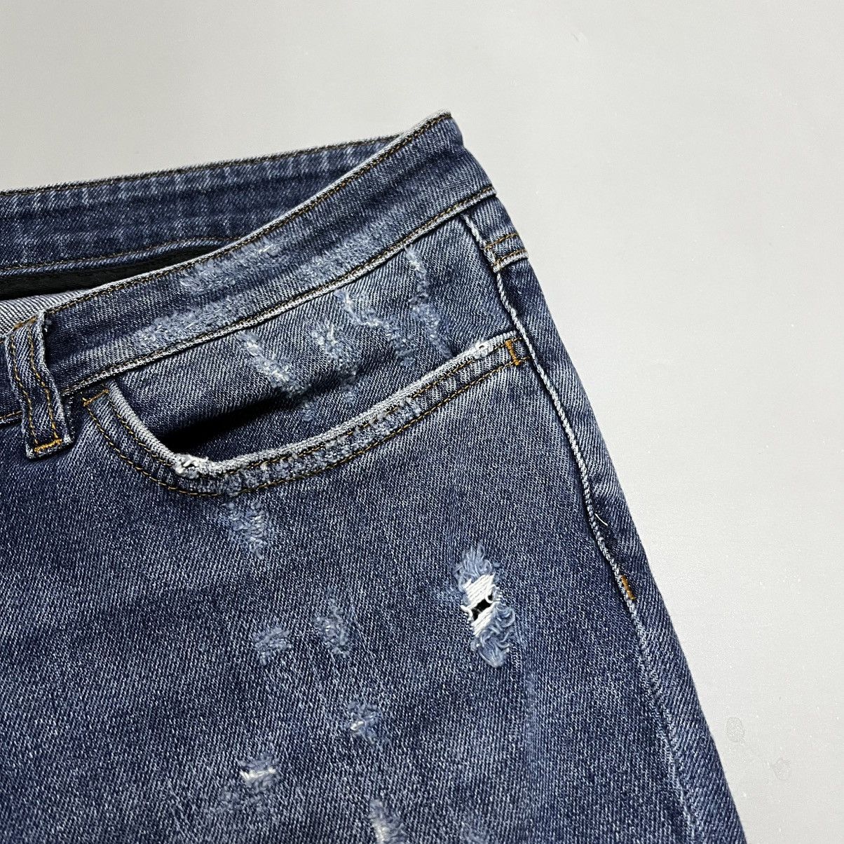 Dolce & Gabbana Dolce & Gabbana Slim Jeans Pretty Distressed Woman’s Size 48 Size 34" / US 12 / IT 48 - 13 Thumbnail