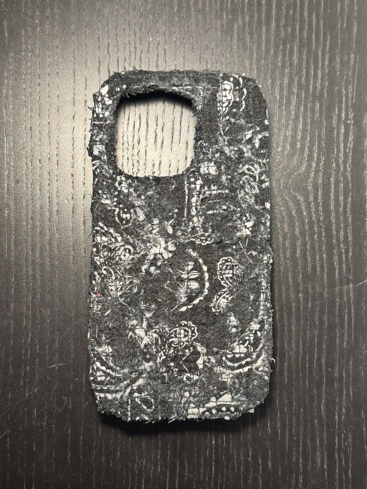 Japanese Brand Black distressed boro iphone case Size ONE SIZE - 6 Thumbnail