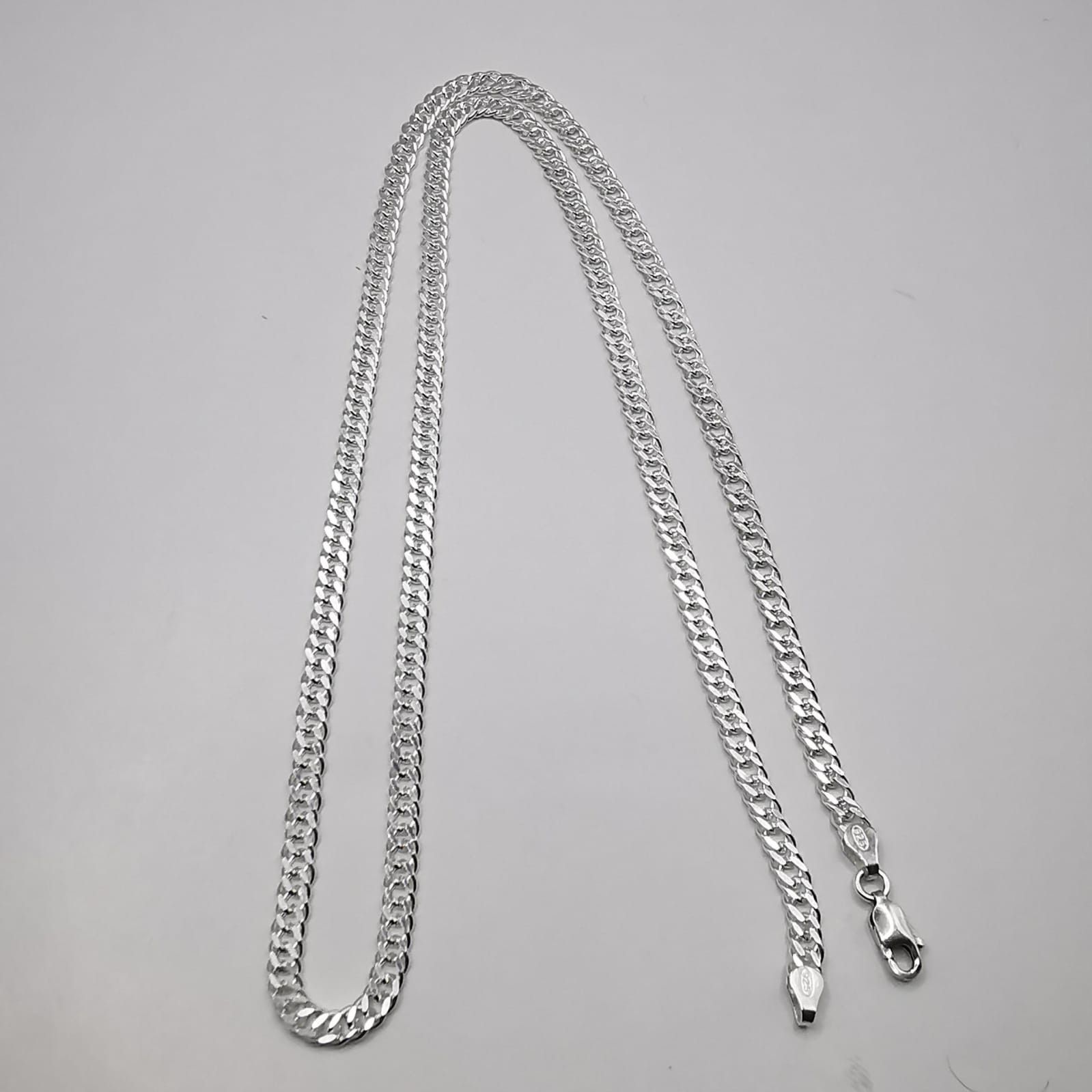 Sterling Silver Vintage Jewelry Chain, 925 Sterling Silver, Signed 13,46g Size ONE SIZE - 2 Thumbnail