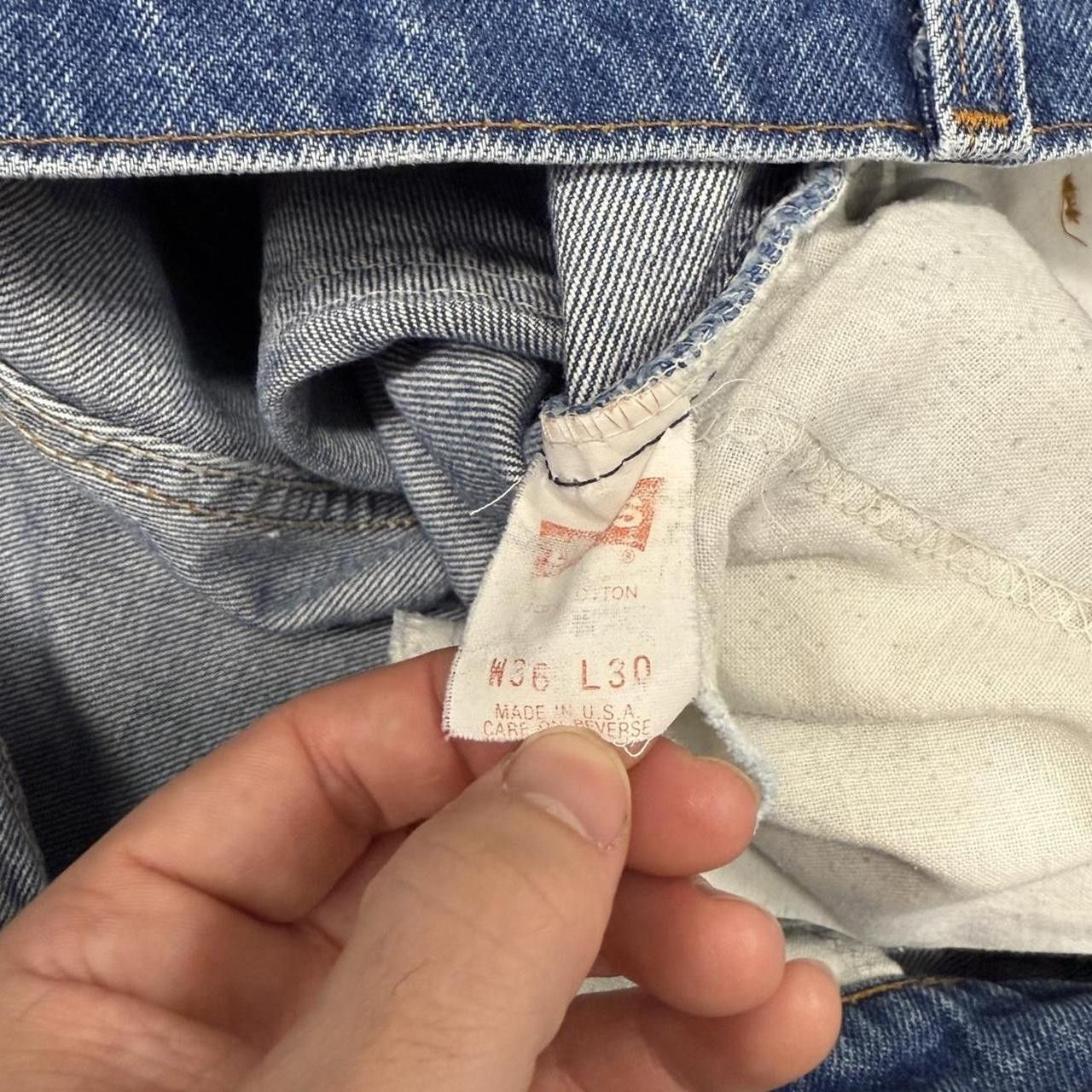 Levi's Vintage Levi’s 575 Orange Tab Jeans 90s Jeans 34 x 30 Size US 34 / EU 50 - 7 Thumbnail
