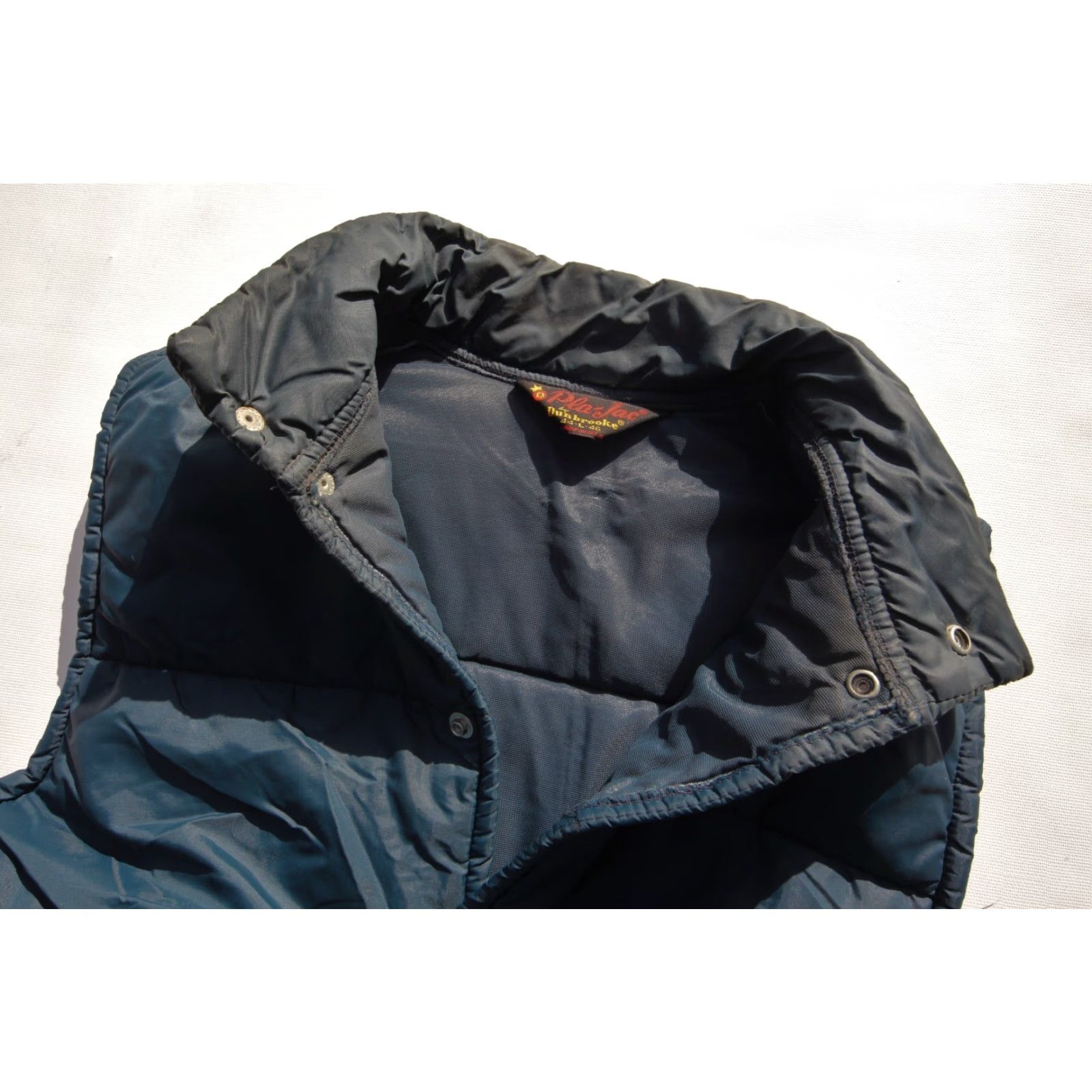 Dunbrooke VINTAGE Dunbrooke Puffer Vest Navy Blue L Men Outdoor Snap Button Nylon Vest Size US L / EU 52-54 / 3 - 3 Thumbnail