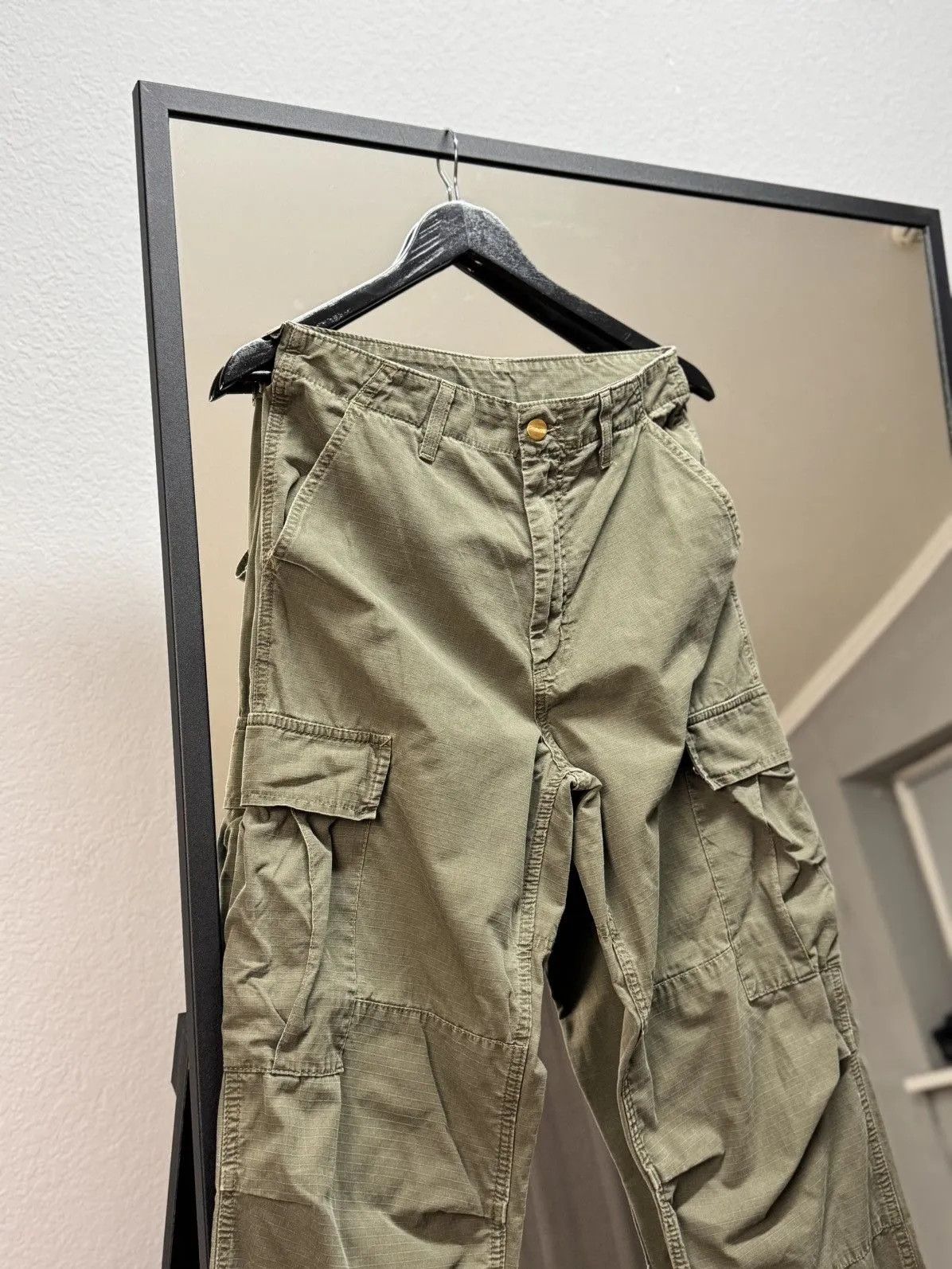 Carhartt Vintage Cargo Pants Double Knee Baggy Y2K Opium SK8 BONTAGE Size US 31 - 6 Thumbnail