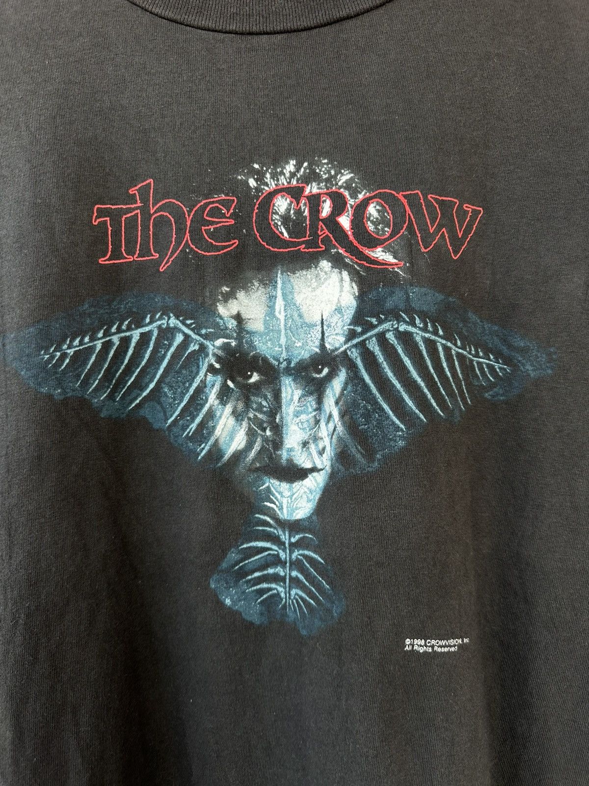 Expert Horror Vintage 90s The Crow Brandon Lee Movie Tee Size US L / EU 52-54 / 3 - 3 Thumbnail