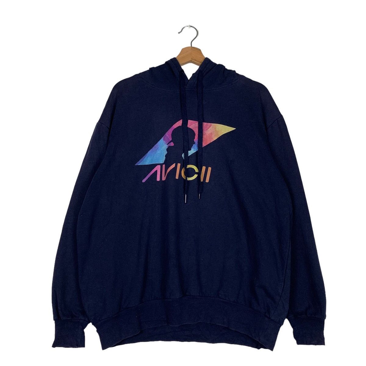 Japanese Brand AGARY & ASY Avicii Pop Big Logo Pullover Hoodies #0698-C32 Size US XL / EU 56 / 4 - 1 Thumbnail