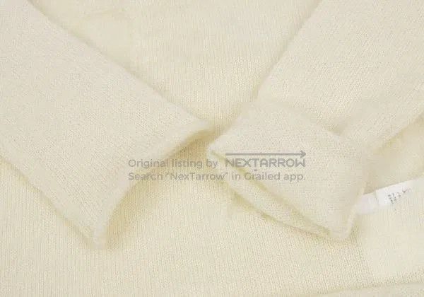 Comme des Garcons Comme Des Garcons Beige Retro Lips Knit Top Size XS / US 0-2 / IT 36-38 - 7 Thumbnail
