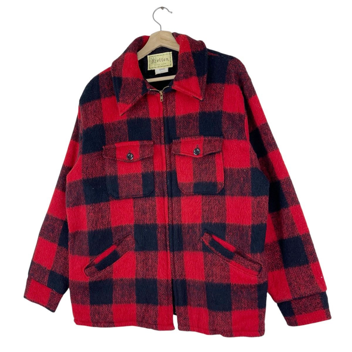 Vintage 60’s Melton Outwear Buffalo Jacket Size US L / EU 52-54 / 3 - 2 Thumbnail