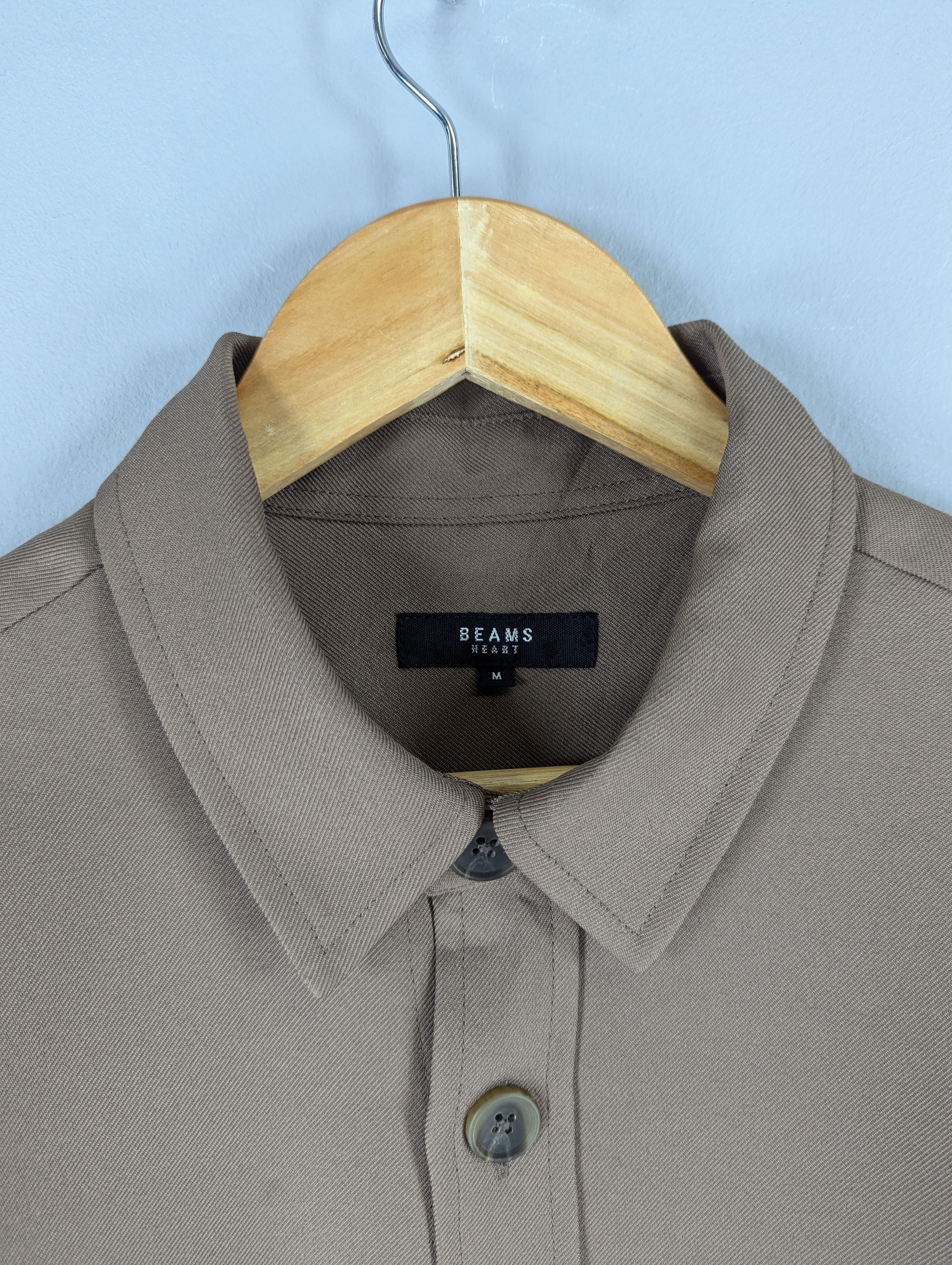 Beams Plus Beams Heart Polyester Button Ups Overshirt Jacket Size US M / EU 48-50 / 2 - 6 Thumbnail