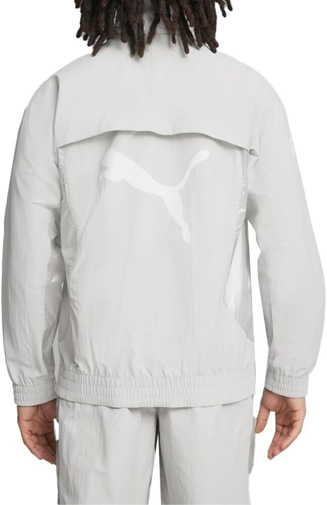 Puma PUMA x Pleasures 624095 Cellerator Track Jacket Grey ( M ) Size US M / EU 48-50 / 2 - 2 Thumbnail