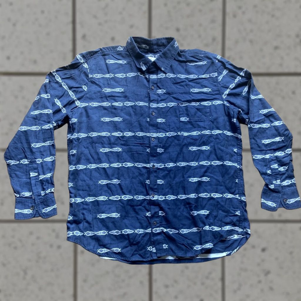 Billy Reid Billy Reid Shirt Mens Size 2XL Blue Button Up Long Sleeve Cotton Lightweight USA Size US XXL / EU 58 / 5 - 1 Thumbnail