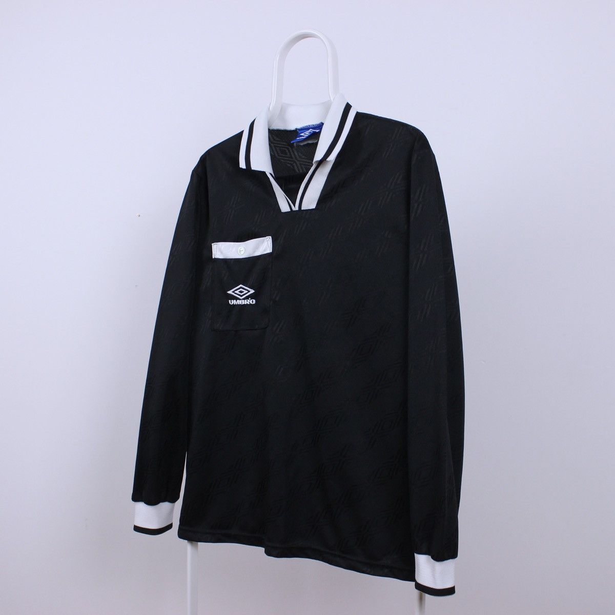 Umbro Vintage Umbro Long Sleeve Polo Jersey Size US L / EU 52-54 / 3 - 2 Thumbnail