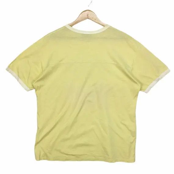 A.P.C. Vtg A.P.C Rue De Fleurus Paris Ringer Yellow Tee Shirt APC Size US M / EU 48-50 / 2 - 5 Thumbnail