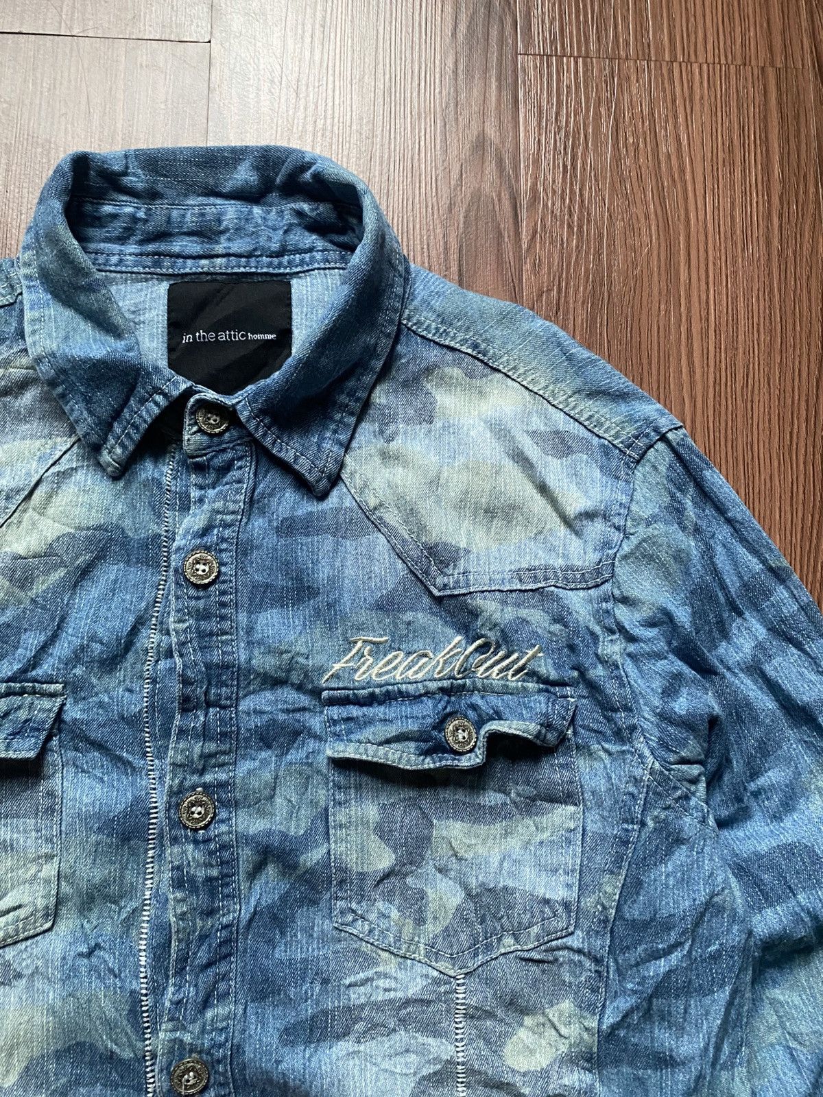 In The Attic In the attic homme button up denim shirt Size US L / EU 52-54 / 3 - 2 Thumbnail