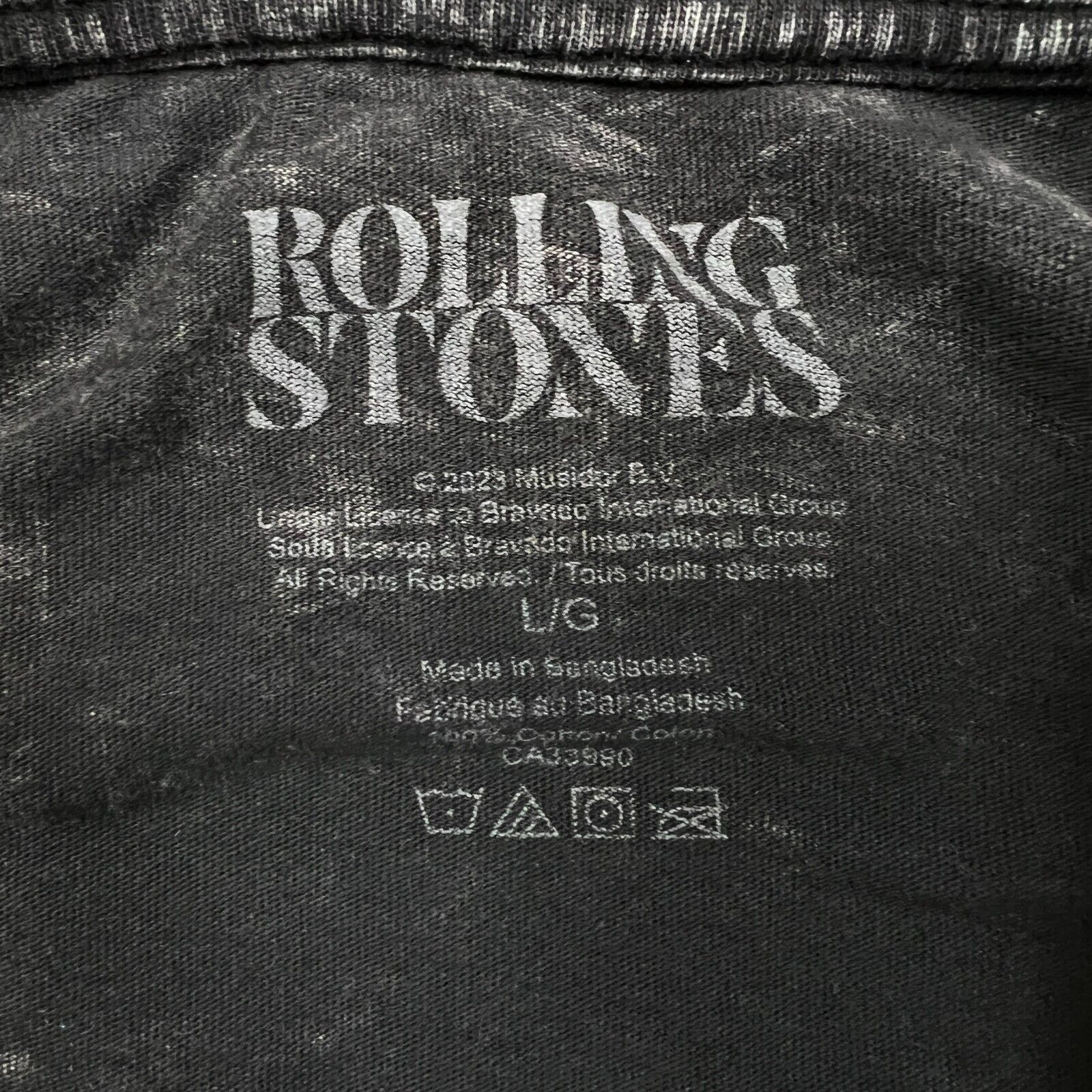 Band Tees × The Rolling Stones × Vintage Rolling Stones T Shirt Large 9 Tongues Stone Wash Band Tee Size US L / EU 52-54 / 3 - 5 Thumbnail