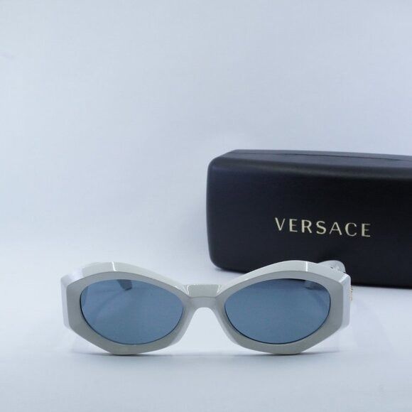 Versace NEW VERSACE VE4466U 546280 WHITE/DARK BLUE SUNGLASSES Size ONE SIZE - 10 Thumbnail