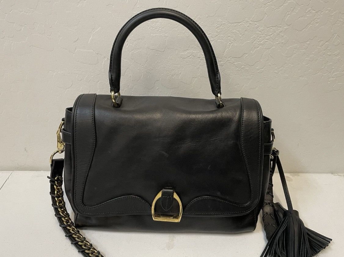 Ralph Lauren Collection Tassel Flap Shoulder Bag Size ONE SIZE - 2 Thumbnail