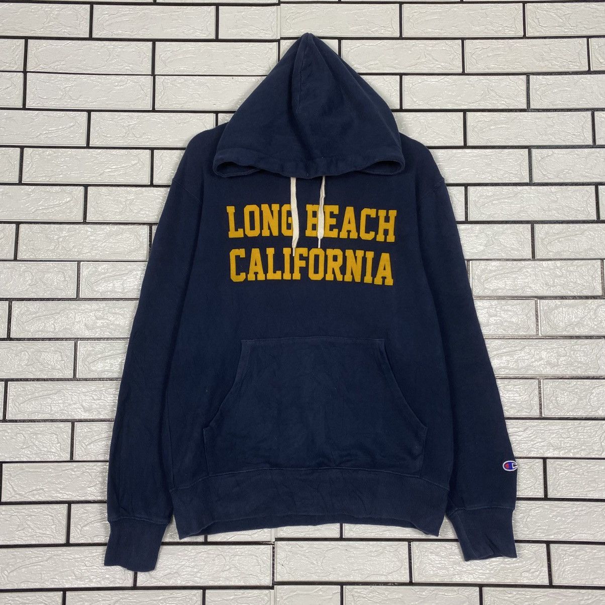 Japanese Brand 📌Vintage Hoodie Champion Long Beach California Size US M / EU 48-50 / 2 - 2 Thumbnail