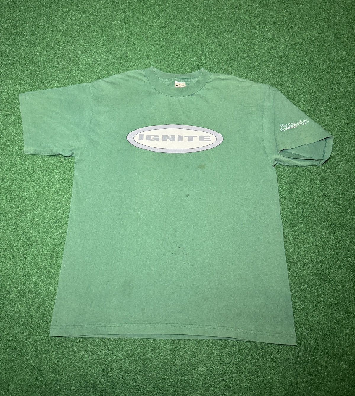 Band Tees Vtg 90s Ignite Hardcore Band XL Conversion Records T Shirt Size US XL / EU 56 / 4 - 1 Thumbnail