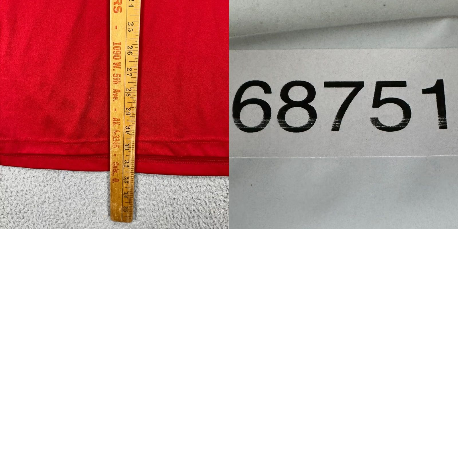 Vintage Levelwear NHL Polo Shirt Adult 2XL Red Mens Rugby Stadium Series Polo Shirt Athletic Logo Shirt Size US XXL / EU 58 / 5 - 8 Thumbnail