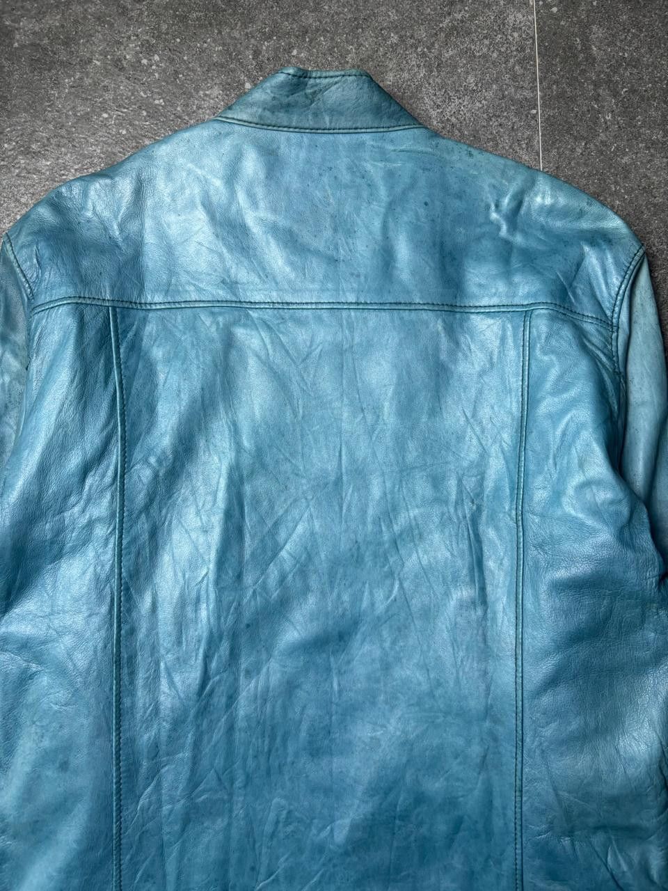 Tete Homme 2000s Tete Homme Asymmetric Leather Jacket Size US S / EU 44-46 / 1 - 15 Thumbnail