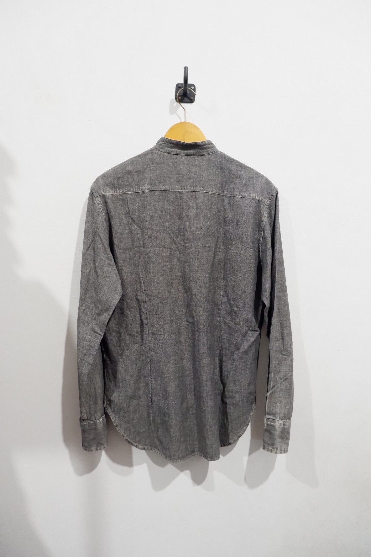 Scarti-Lab Scarti Lab Pullover Half Button Chambray Shirt Made in Italy Size US M / EU 48-50 / 2 - 3 Thumbnail