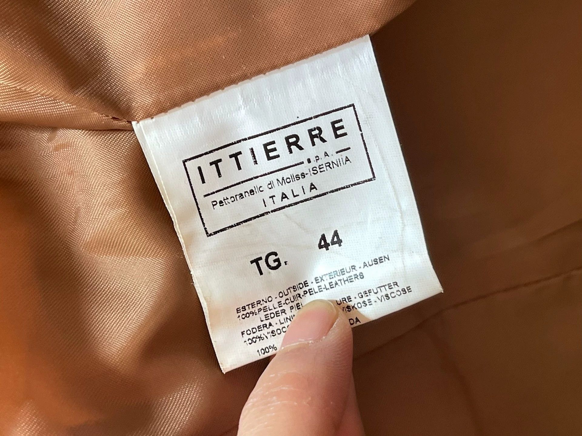 Other GOBELINS Vintage Irregular Hem Bell-Sleeve Leather Jacket Size M / US 6-8 / IT 42-44 - 7 Thumbnail