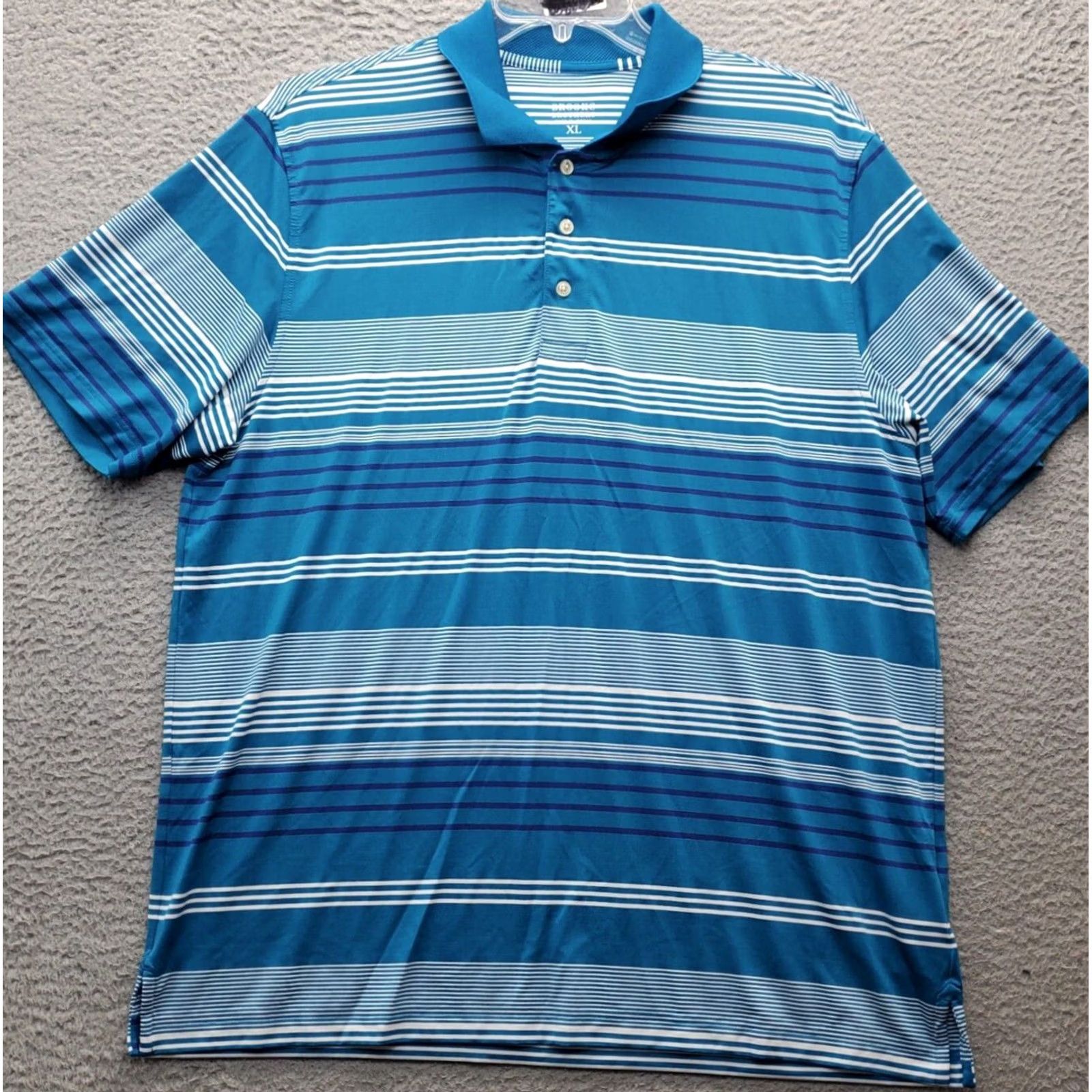 Brooks Brothers Brooks Brothers Polo Shirt Mens XL Multi Striped Stretch Short Sleeve Collared Size US XL / EU 56 / 4 - 2 Thumbnail