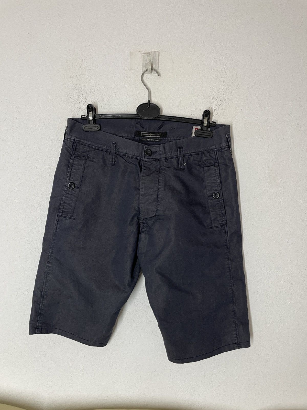 Stone Island vintage Stone Island Denims Chino Shorts Navy Size US 33 - 2 Thumbnail