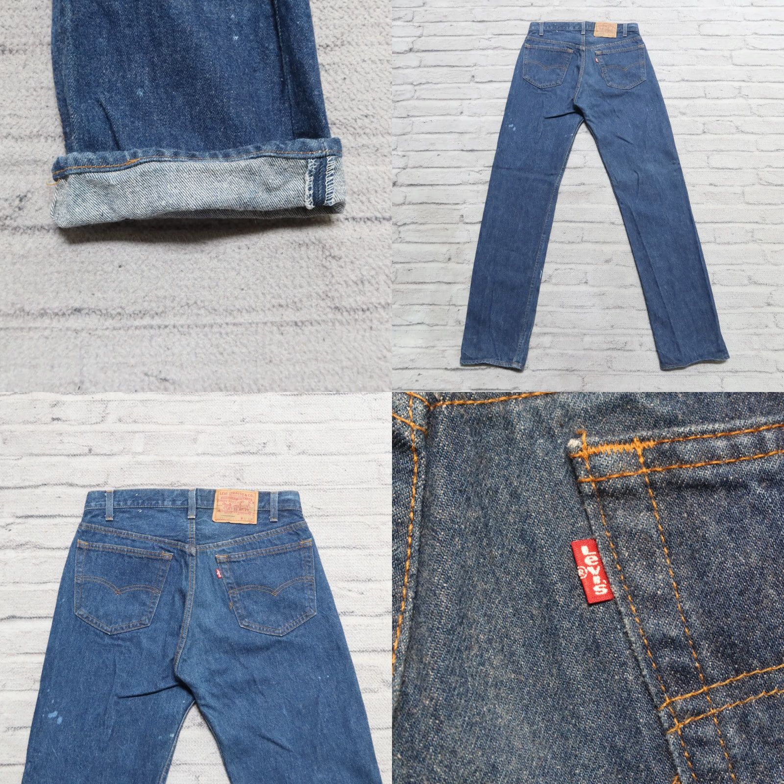 Levi's VINTAGE Levi's Jeans 501 Denim Jeans Dark Wash 30 34 Men Size 30 Dark Wash Jeans 90s Levi's Mens Size US 30 / EU 46 - 9 Thumbnail