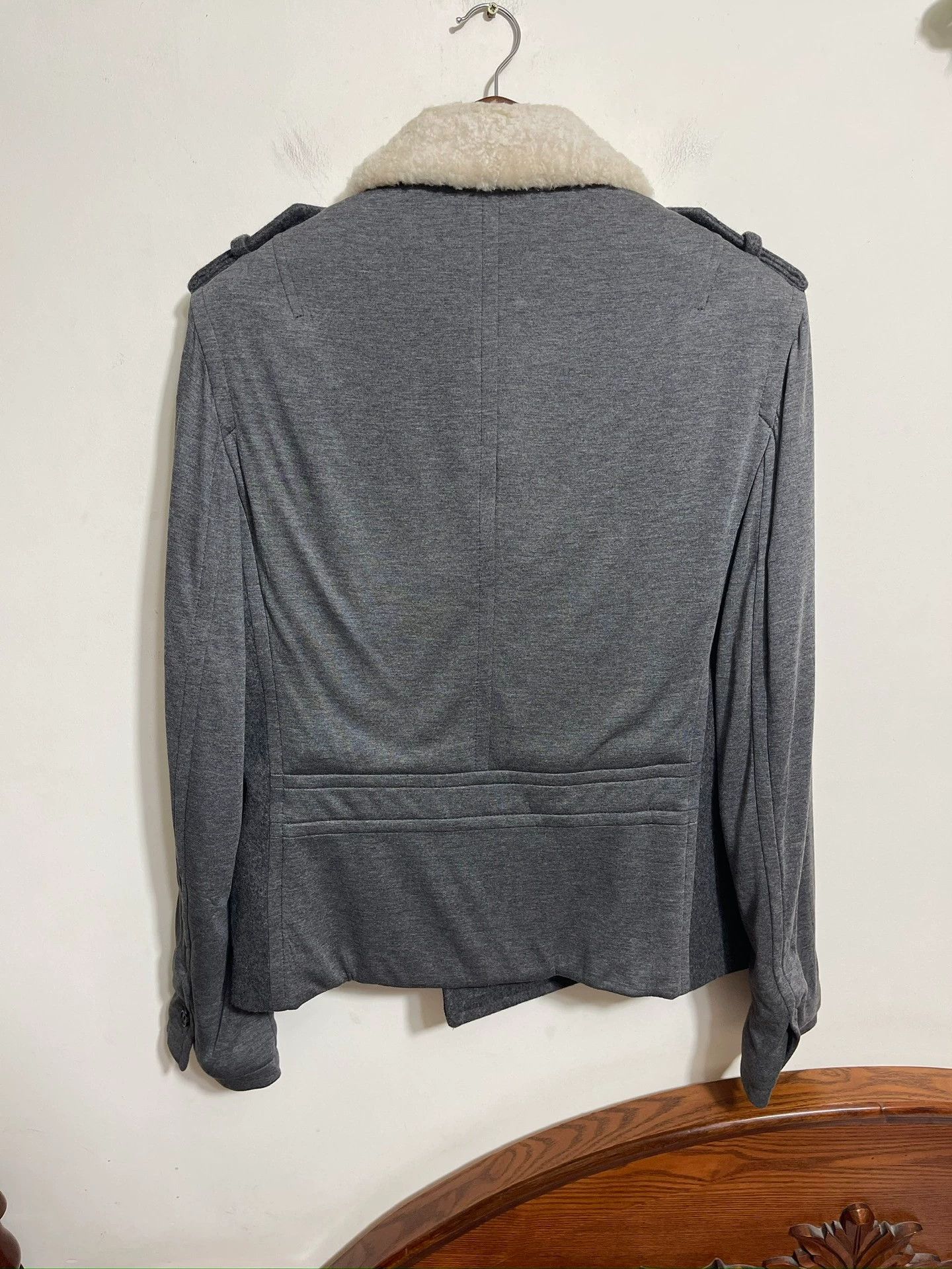 Neil Barrett NEIL BARRETT Slim Fit Wool Collar Wool Blend Overcoat Size US L / EU 52-54 / 3 - 2 Thumbnail