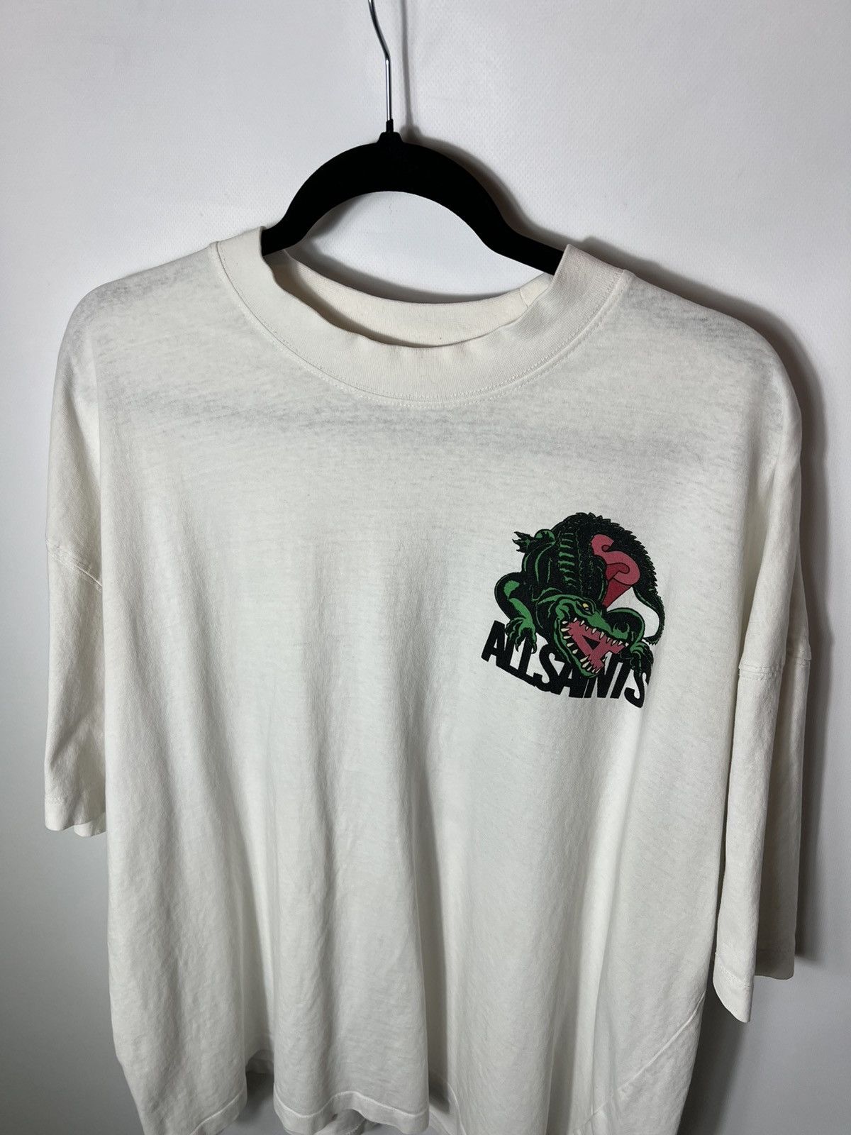 Allsaints Vintage streetwear y2k sk8 Allsaints Alligator Crocodile Tee Size US XL / EU 56 / 4 - 4 Thumbnail