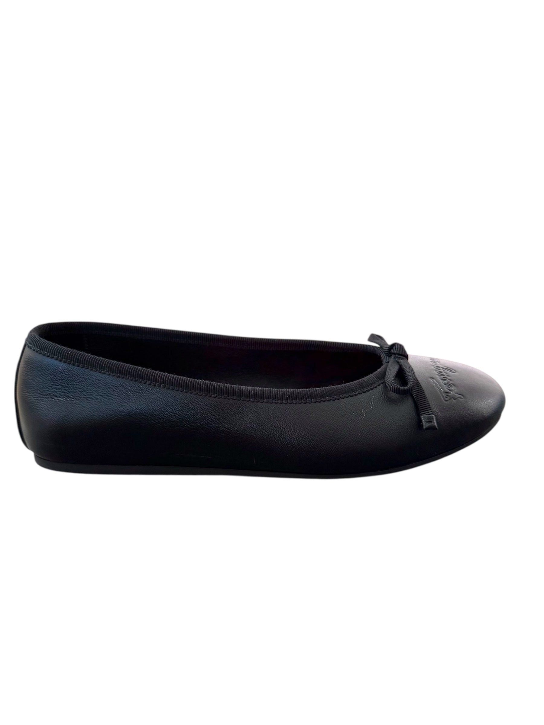 Ferragamo Newballet Bow Leather Ballet Flats SIZE 8.5