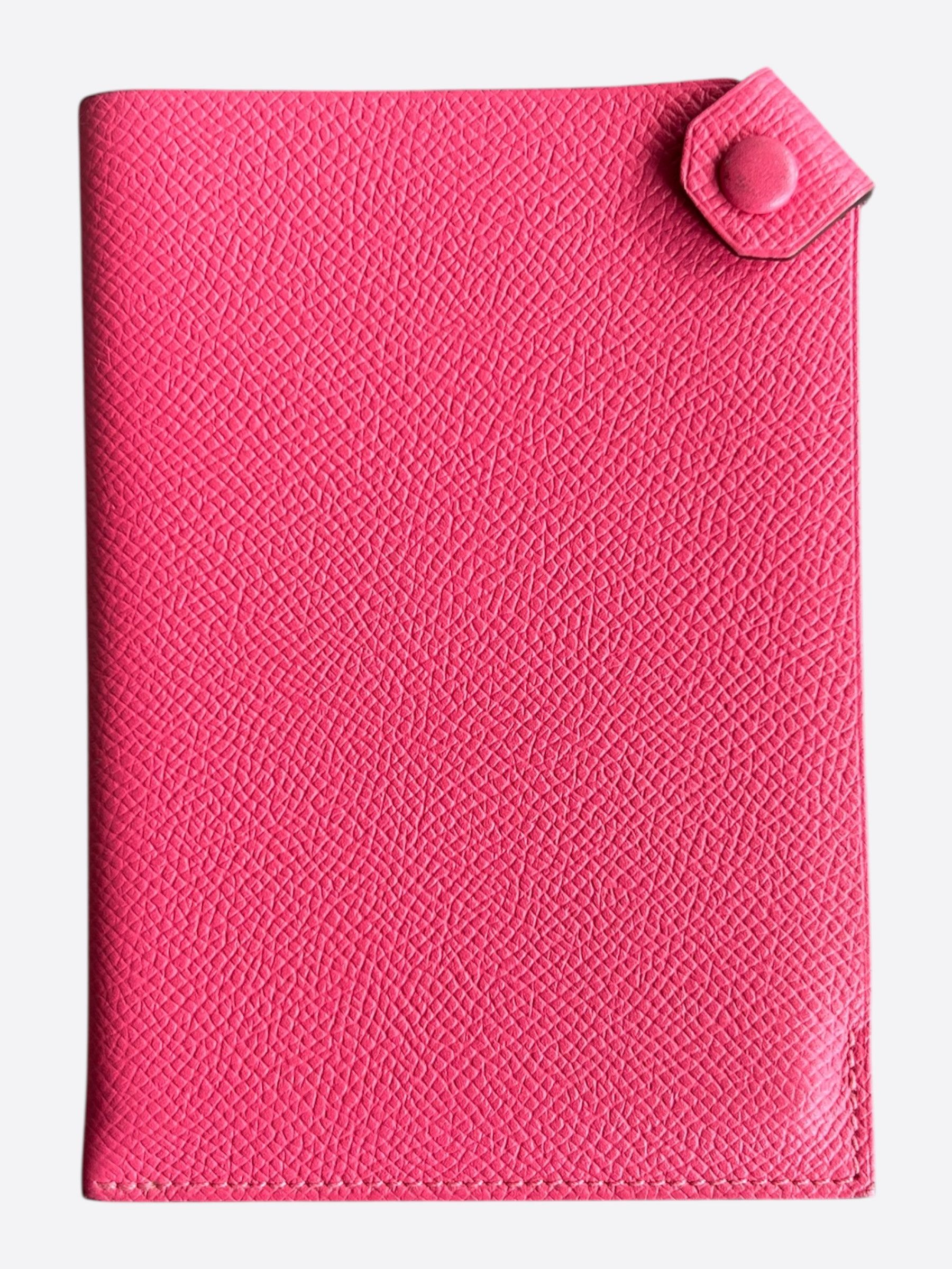 Hermes Hermes Pink Epsom Tarmac Passport Holder Size ONE SIZE - 1 Thumbnail