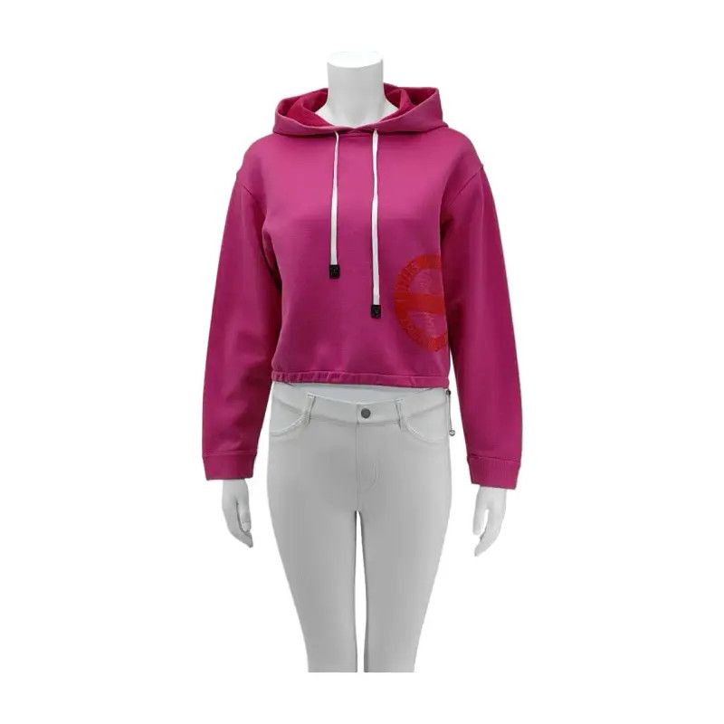 Louis Vuitton Louis Vuitton Pink Cropped Hoodie for Women 0089 Size XS / US 0-2 / IT 36-38 - 1 Thumbnail