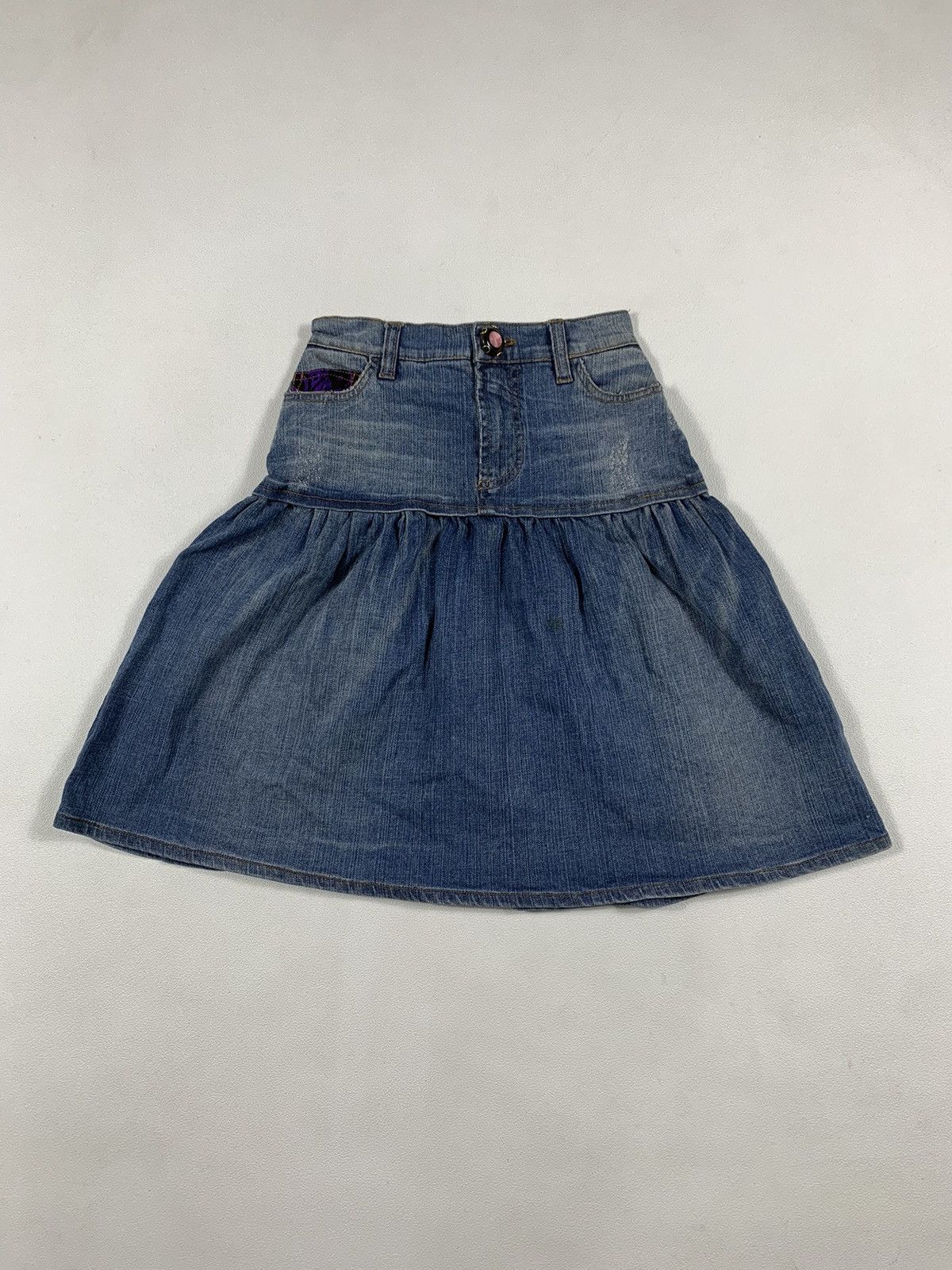 Dolce & Gabbana Denim Skirt Dolce&Gabbana Size 24" / US 00 / IT 34 - 1 Thumbnail
