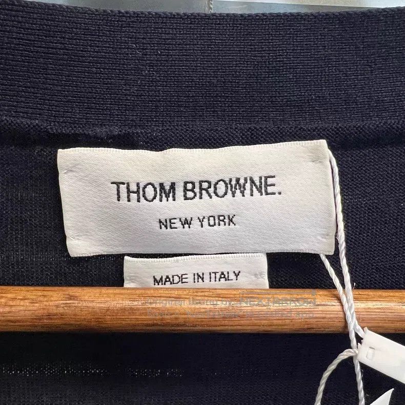Thom Browne Thom Browne Dark blue four-striped cardigan Size US M / EU 48-50 / 2 - 3 Thumbnail