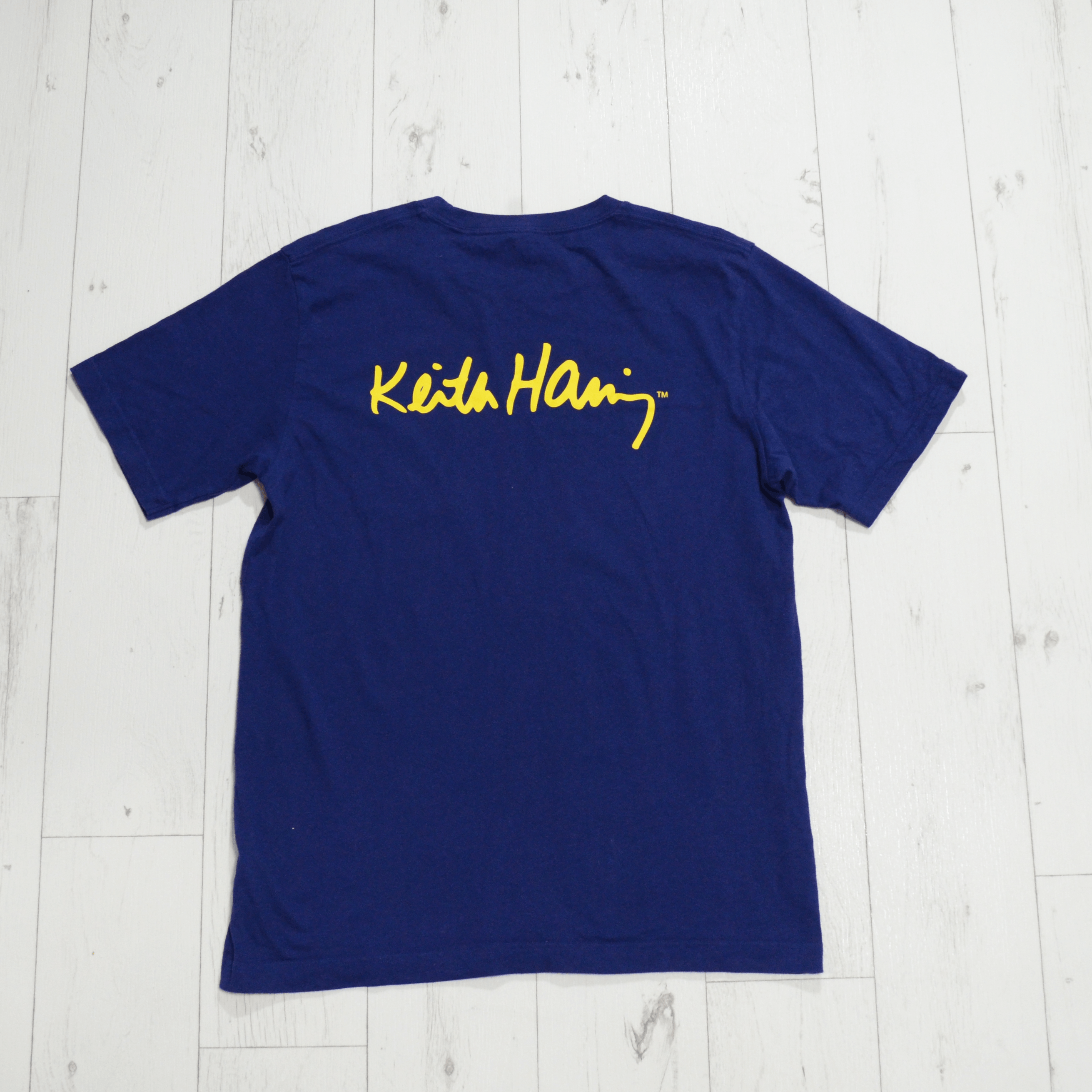 Keith Haring × Uniqlo UT Uniqlo X Keith Haring T-Shirt Mens Medium Navy Graphic M Size US M / EU 48-50 / 2 - 2 Thumbnail