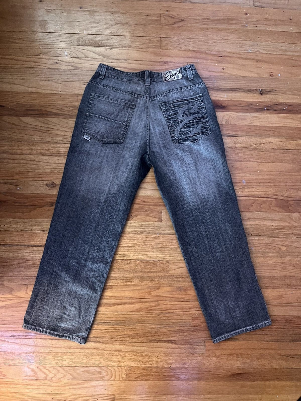 Enyce × Japanese Brand Enyce embroidered baggy jeans Size US 34 / EU 50 - 1 Thumbnail