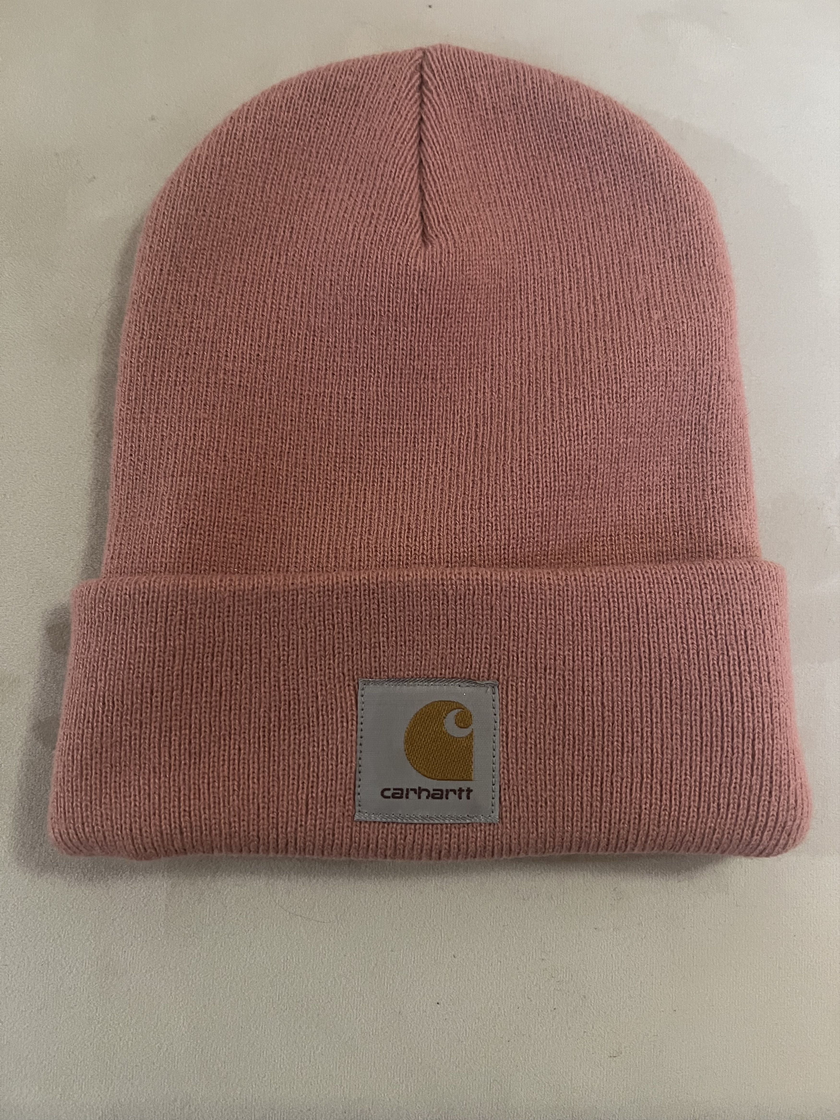 Carhartt WIP dark pink “Rothko” Watch beanie hat