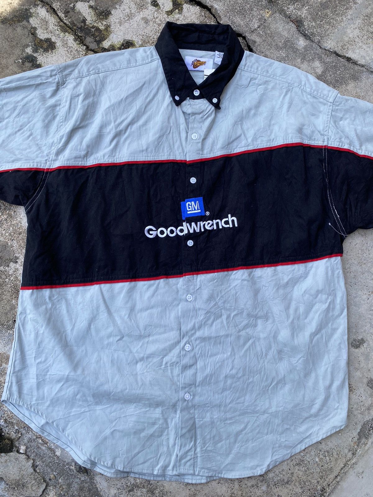 NASCAR × Vintage Vintage 90s Goodwrench Button Up Shirt Size US XL / EU 56 / 4 - 2 Thumbnail