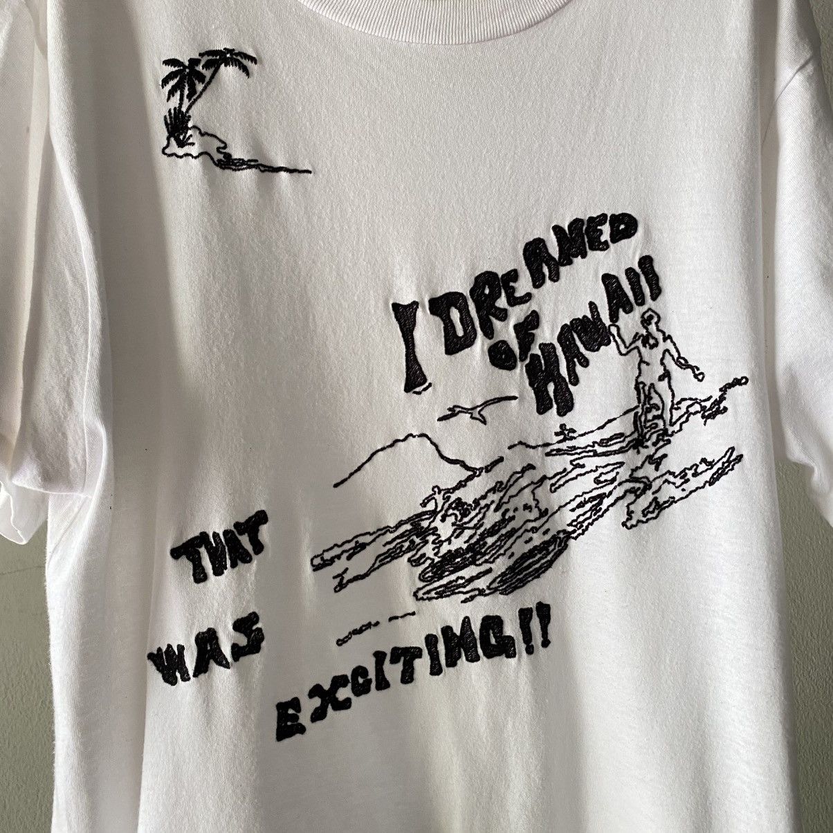 CABANE de ZUCCa CABANE de ZUCCA White Tee with Black Logo Embroidery Size US M / EU 48-50 / 2 - 9 Thumbnail