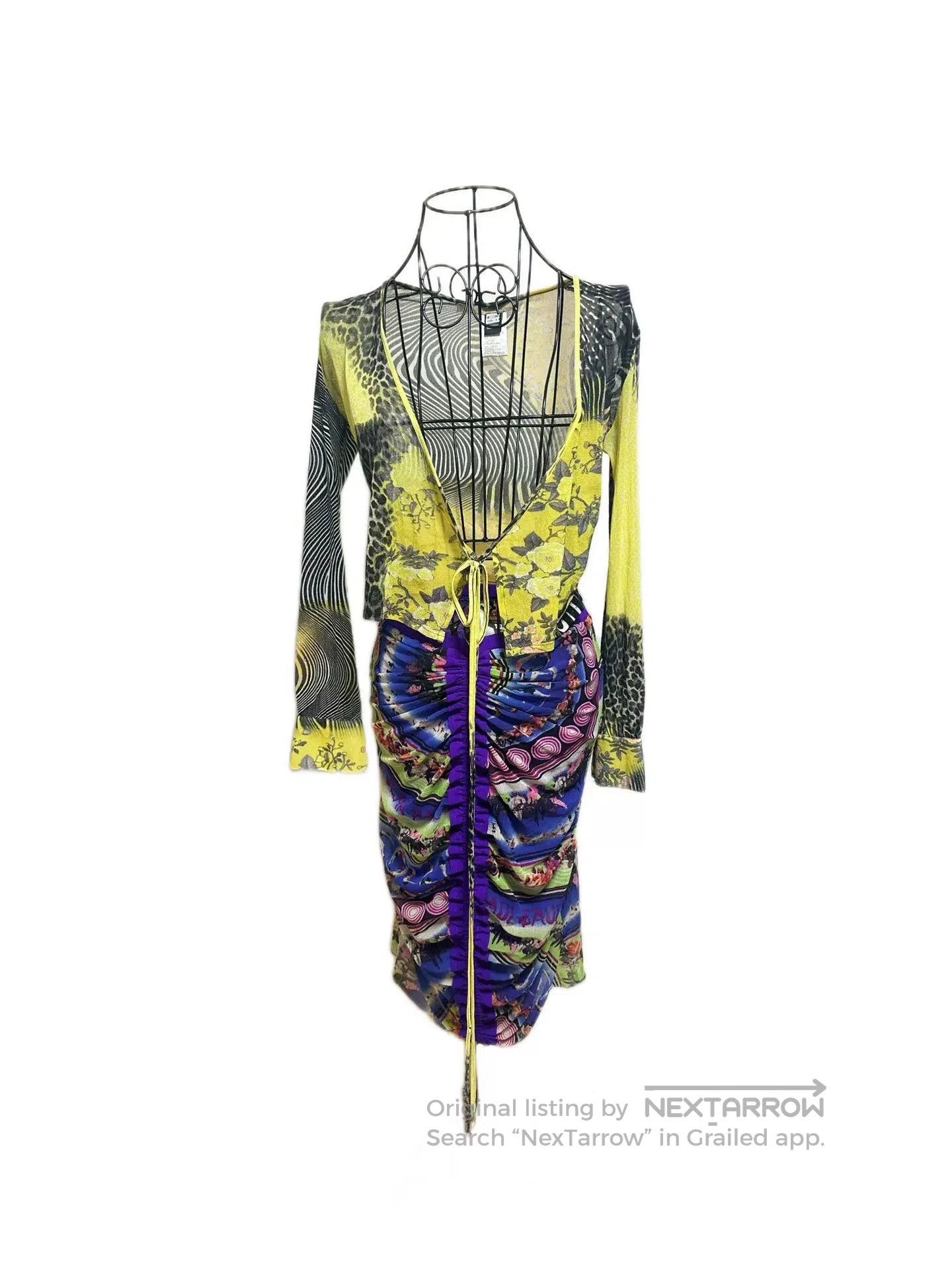 Roberto Cavalli Roberto Cavalli Floral Mesh Cardigan. Size M / US 6-8 / IT 42-44 - 1 Thumbnail
