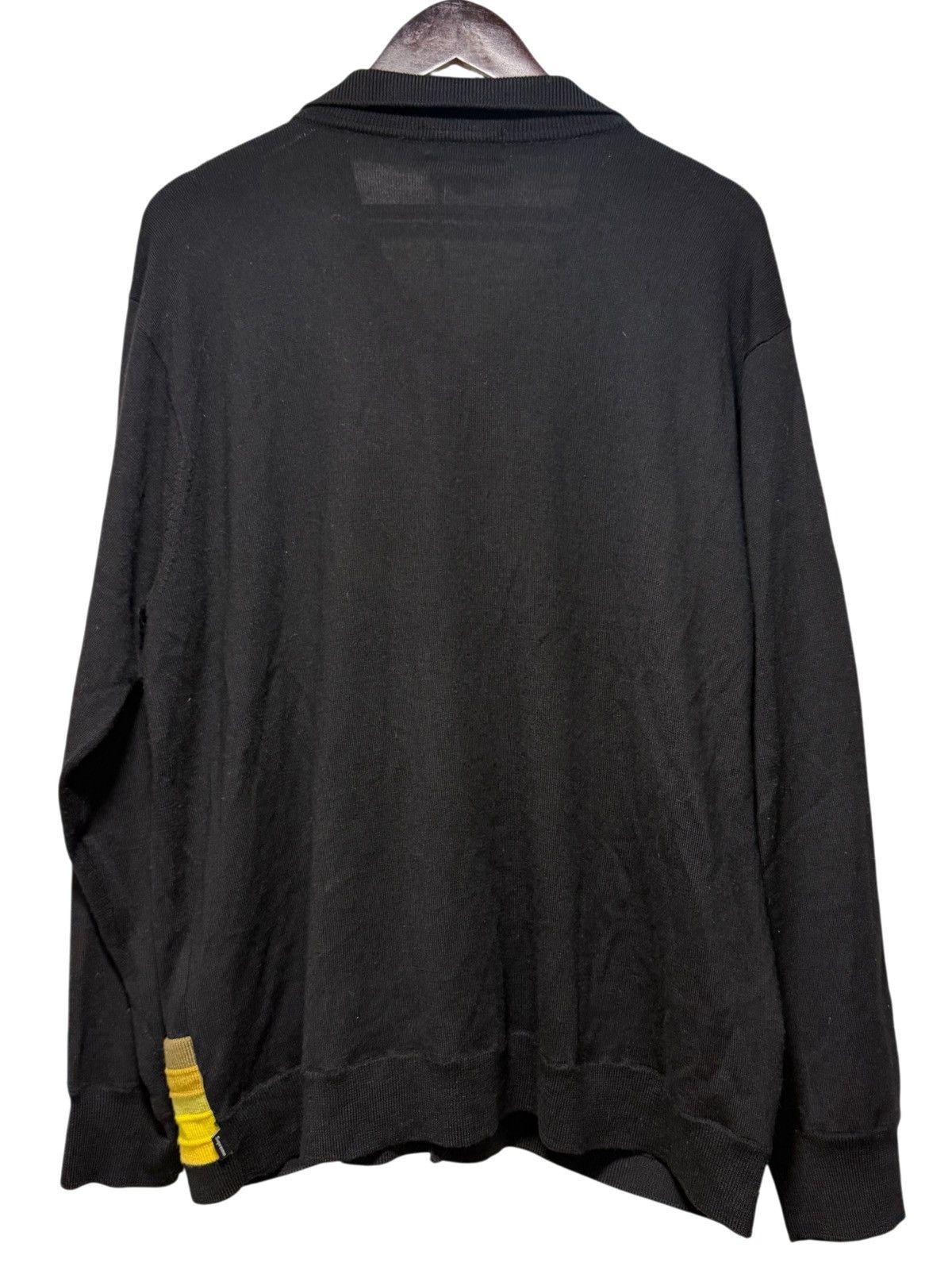 Supreme Supreme Corner Stripe Polo 100% Wool Sweater SS19 Size XL Size US XL / EU 56 / 4 - 6 Thumbnail