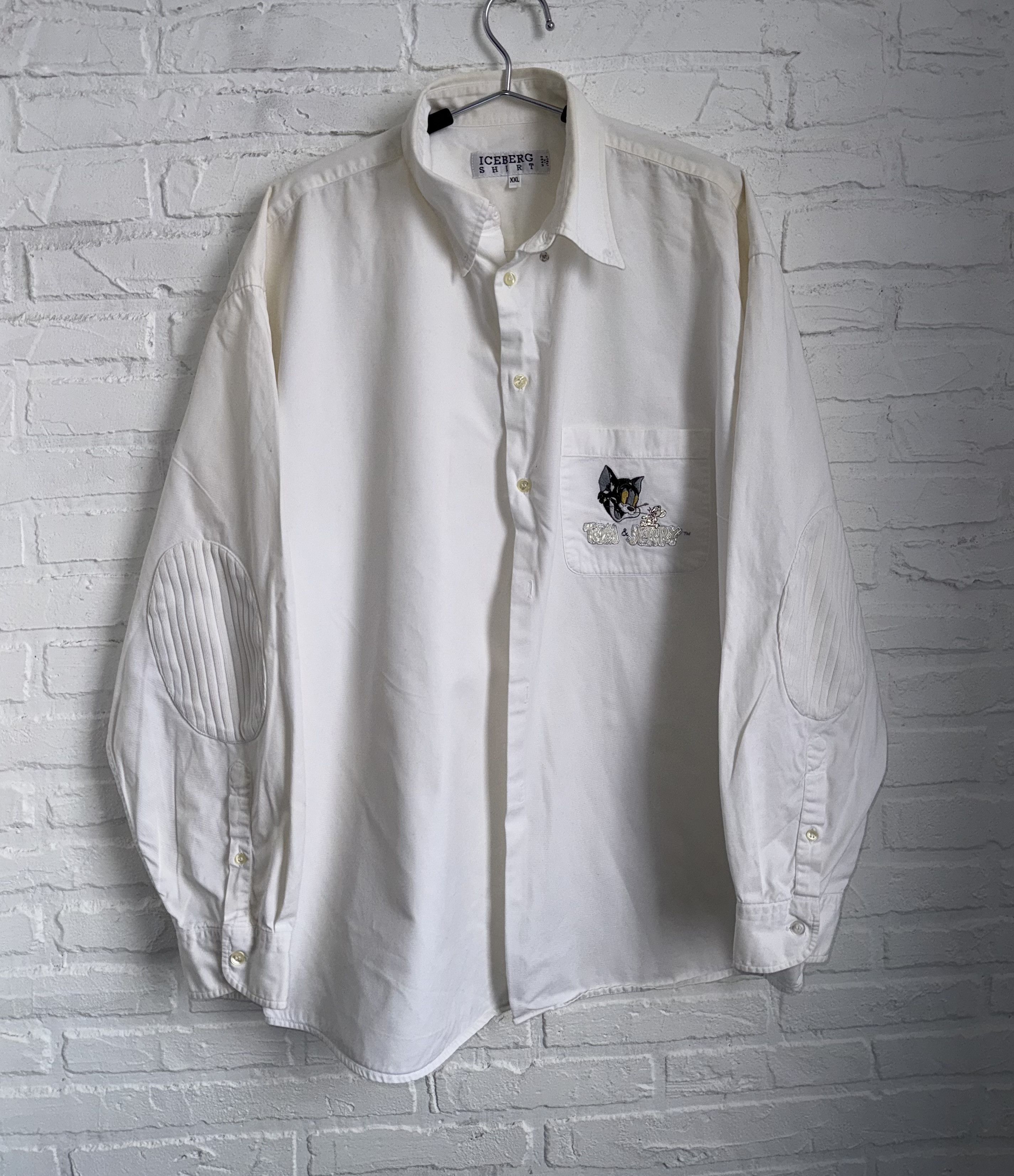 Iceberg Vintage 1995 ICEBERG Tom&Jerry shirt elbow patches Size US XXL / EU 58 / 5 - 1 Thumbnail