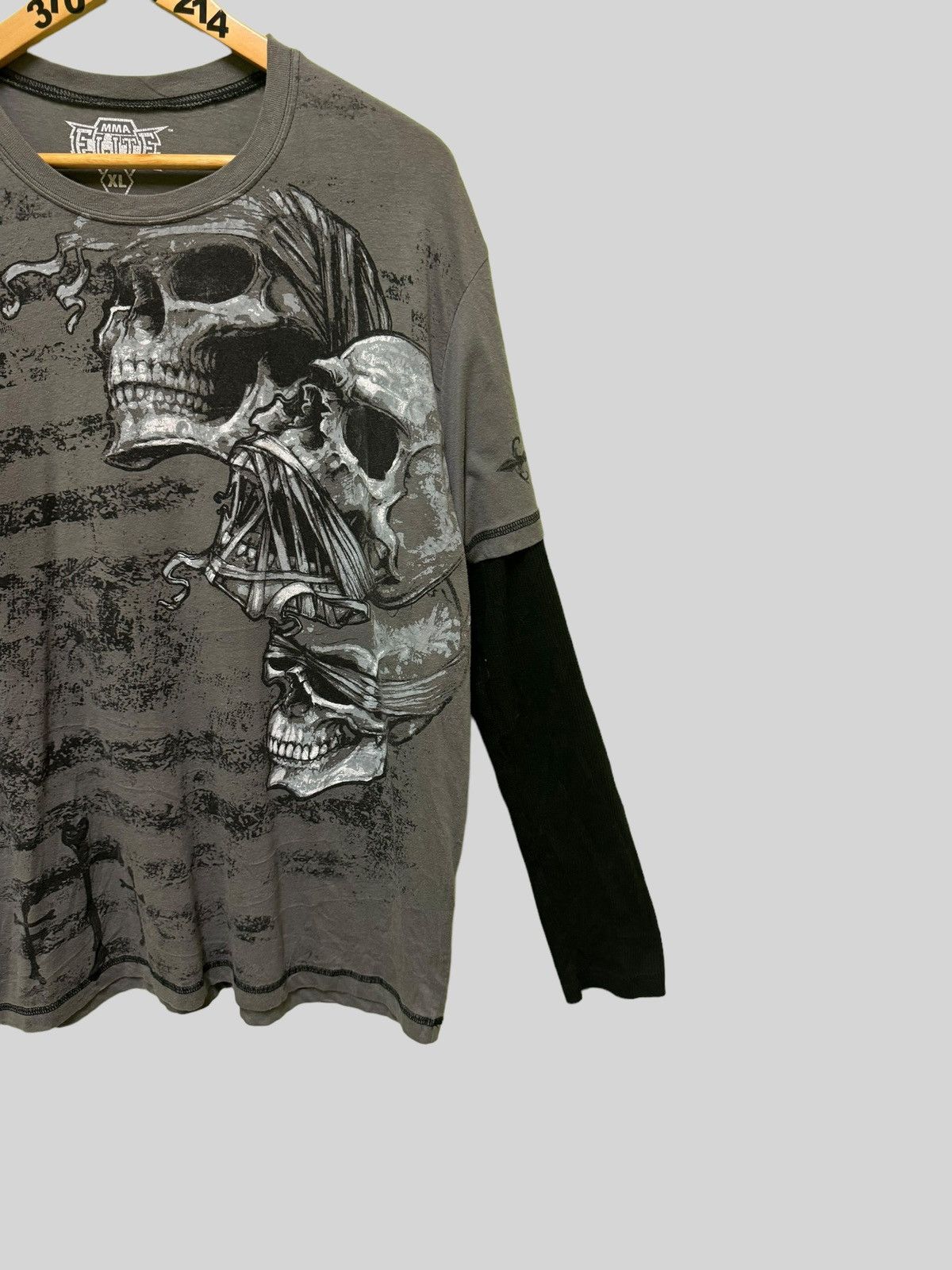 Affliction Mma Elite Wings Cross Skeleton Affliction Style LongSleeve Size US L / EU 52-54 / 3 - 4 Thumbnail