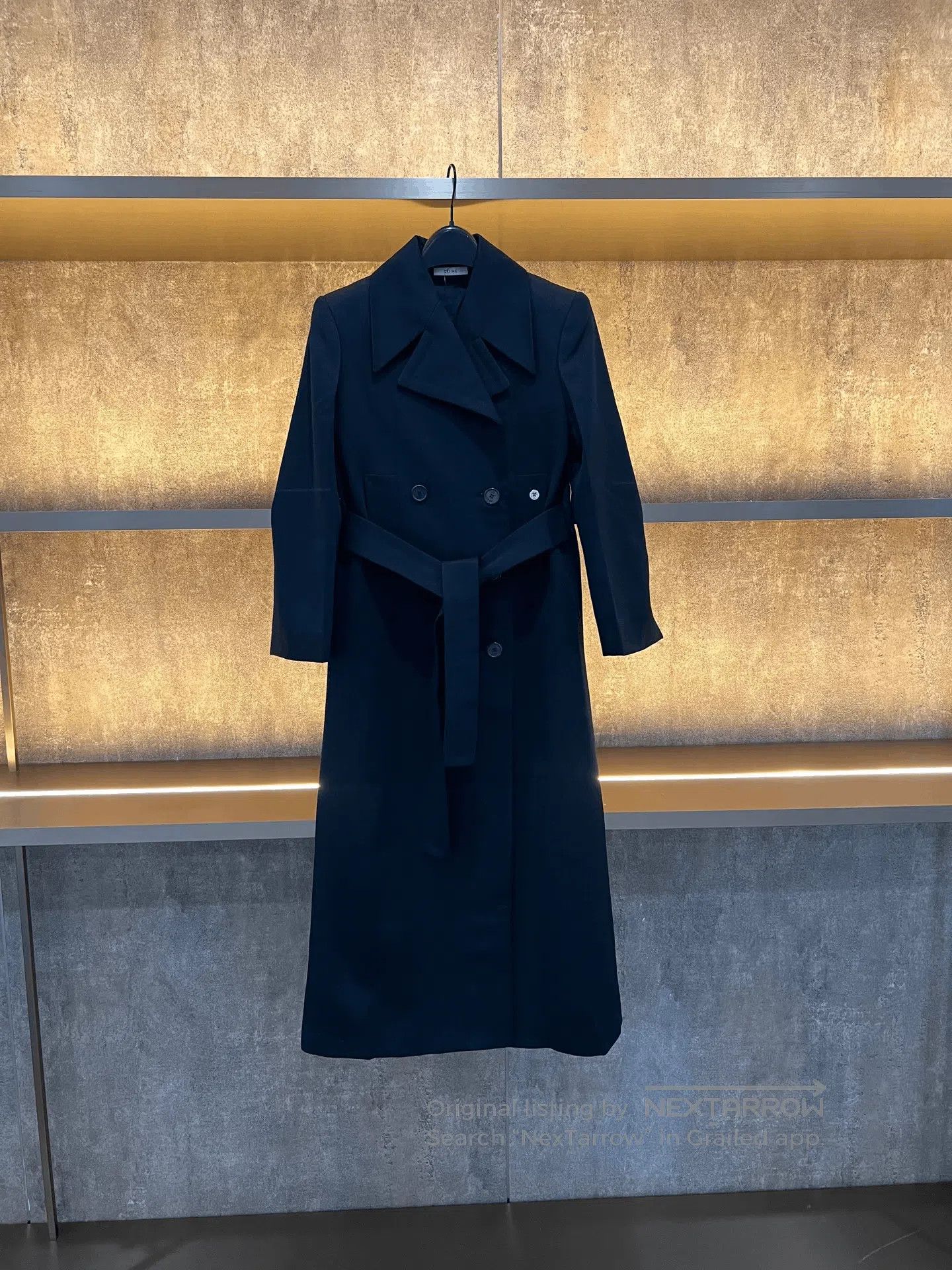 Celine Celine Double-Breasted Trench Coat. Size XXS / US 00 / IT 34 - 1 Thumbnail