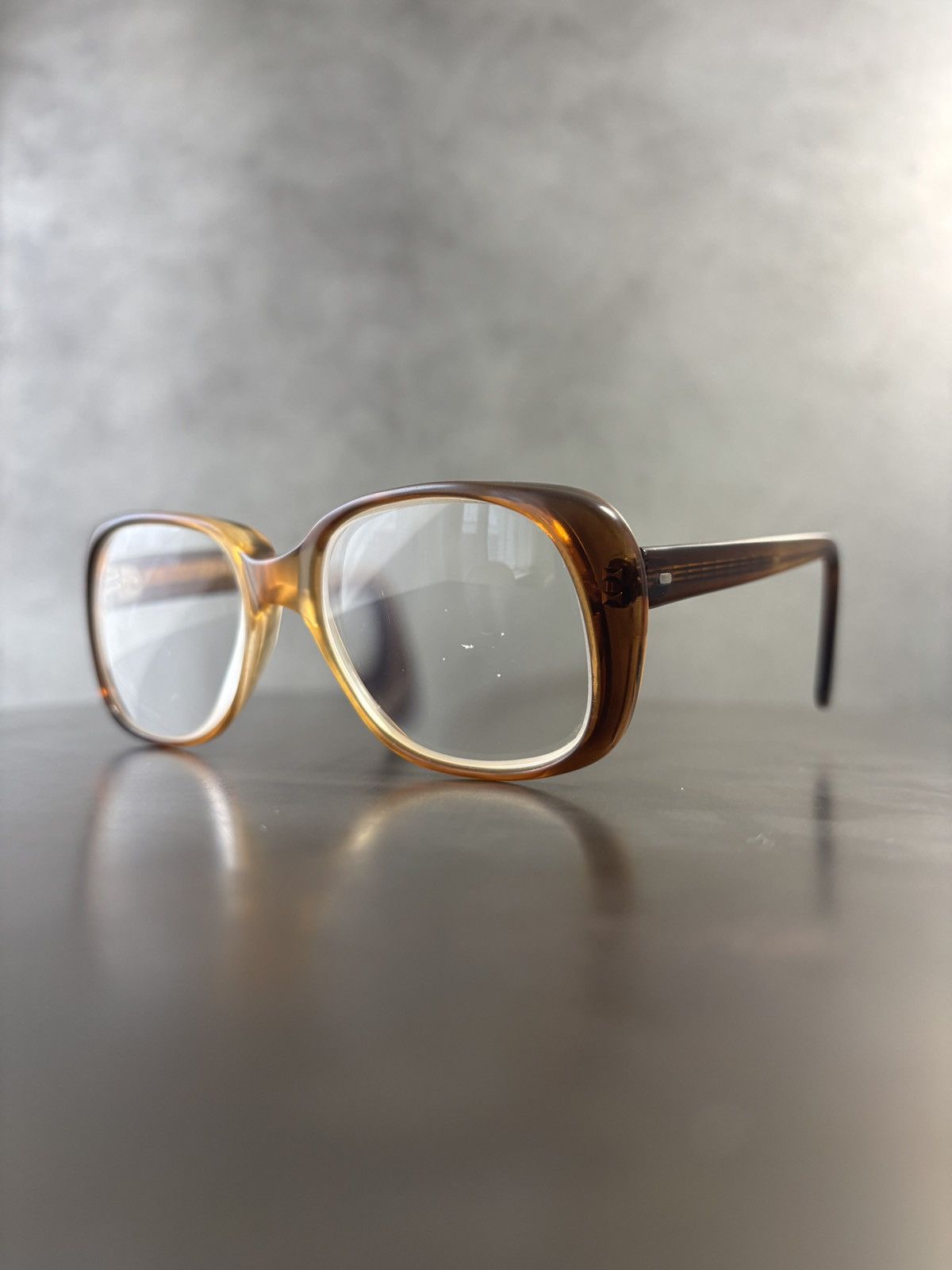 Vintage 1970s Acetate Eyeglasses 80s Vintage Frames Size ONE SIZE - 17 Thumbnail
