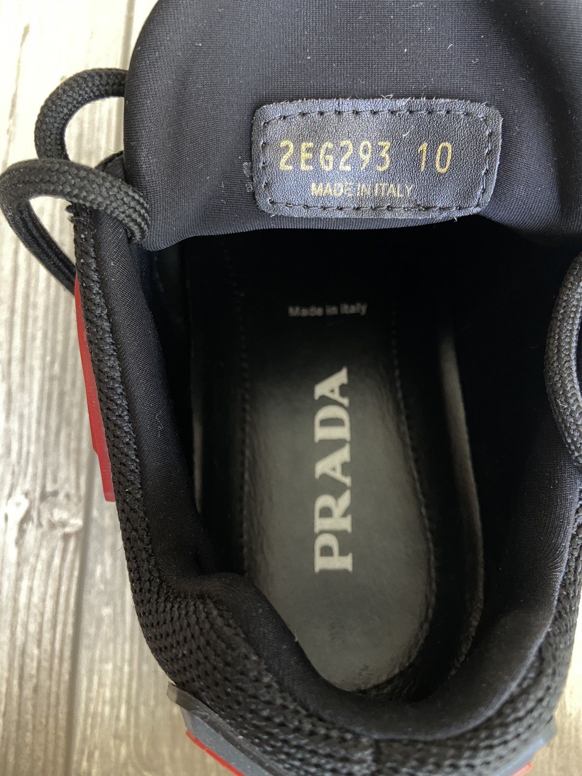 Prada Prada Cloudbust Thunder Knit Sneaker 'Scarlet' Size US 10 / EU 43 - 10 Thumbnail