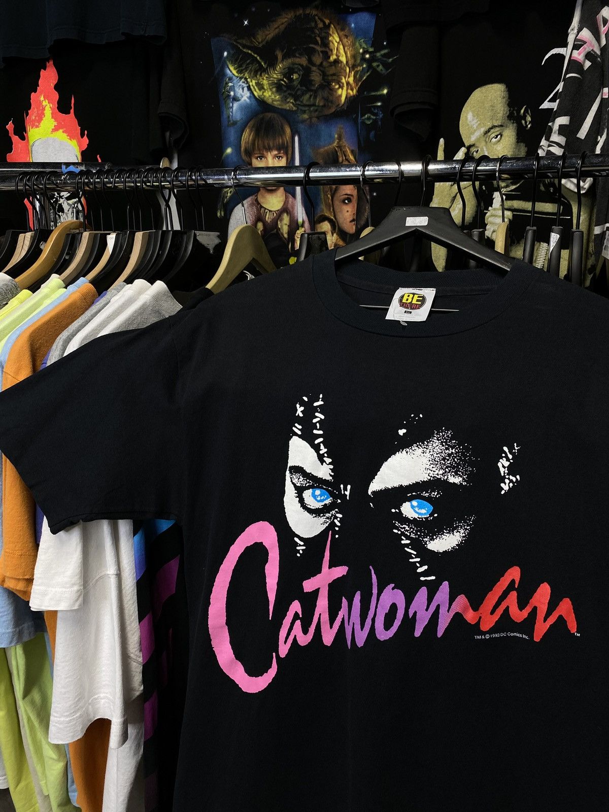 DC Comics Vintage 90’s Batman Cat Women Tee Shirt Large Size US L / EU 52-54 / 3 - 2 Thumbnail