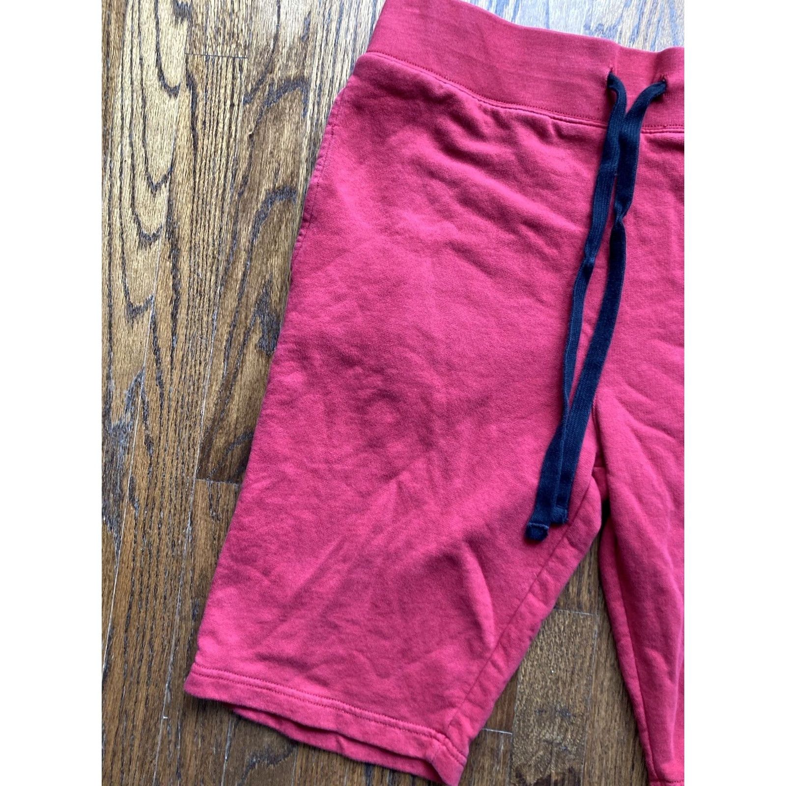 True Religion True Religion Sweat Shorts Mens Regular Size M Red Cotton Logo Active Drawstring Relaxed Fit Size US 31 - 2 Thumbnail