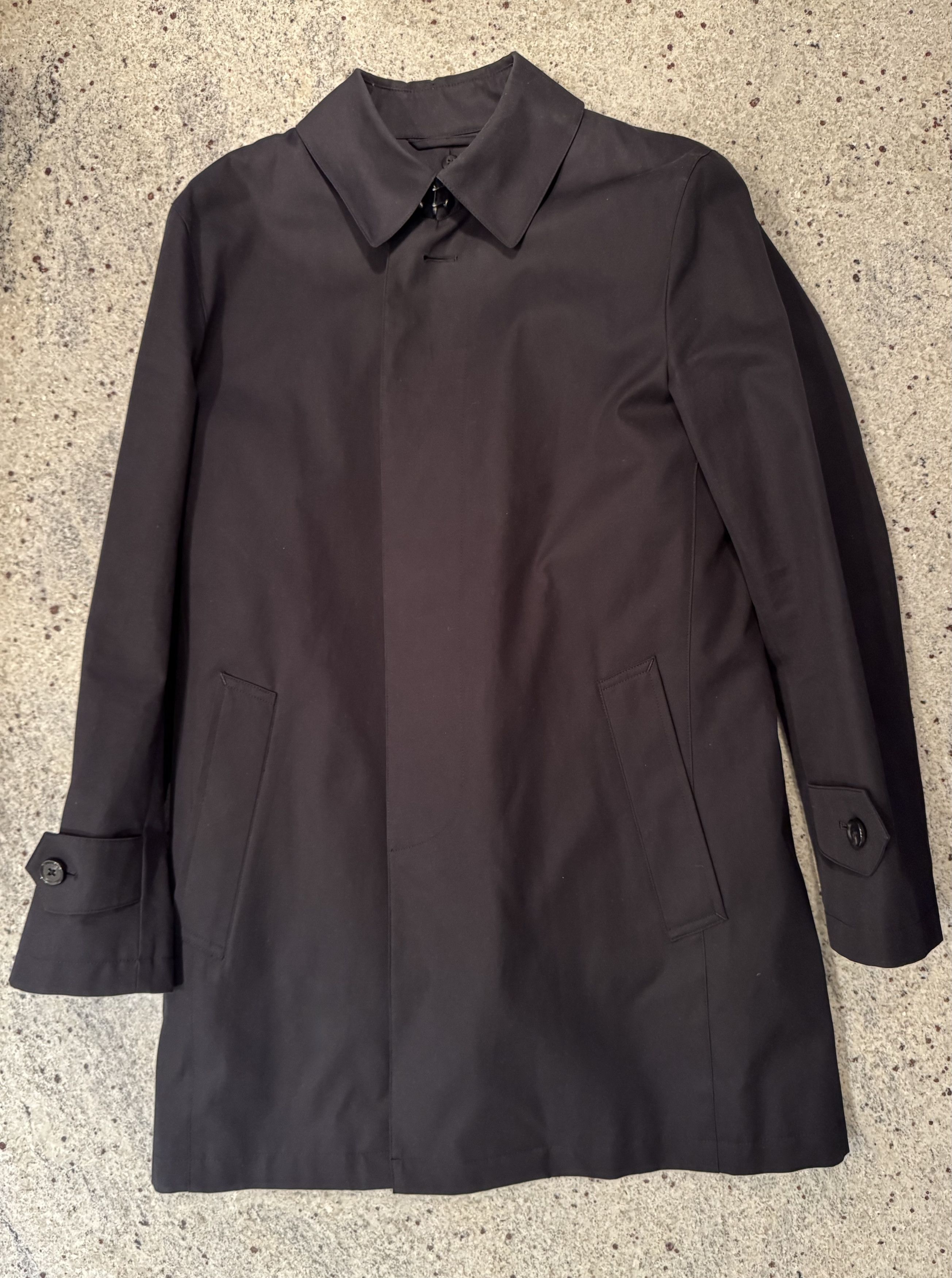 Indochino Indochino Highcliffe Black Mac Coat with Detachable Lining Size US M / EU 48-50 / 2 - 1 Thumbnail